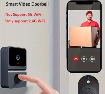 Ağıllı Video Qapı Zəngi – WiFi, Uzun Gözləmə Müddəti, Aşağı Enerji lalafo.az -da Ağıllı Video Qapı Zəngi – WiFi, Uzun Gözləmə Müddəti, Aşağı Enerji