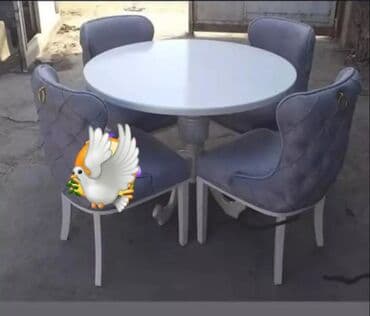 Mətbəx üçün, Yeni, Yumru masa, 4 stul lalafo.az -da Mətbəx üçün, Yeni, Yumru masa, 4 stul
