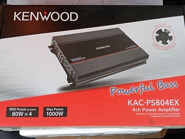 Kenwood KAC-PS804EX – 4 kanallı avtomobil gücləndiricisi. Cəmi 6 ay lalafo.az -da Kenwood KAC-PS804EX – 4 kanallı avtomobil gücləndiricisi. Cəmi 6 ay