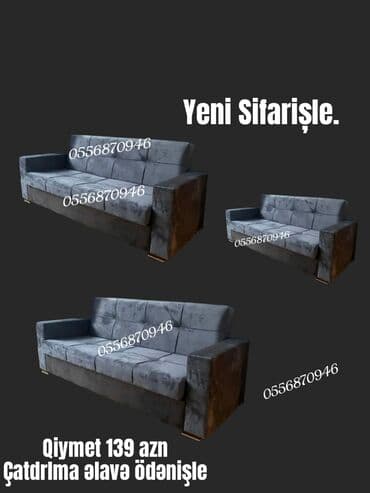 Комоды на заказ: Диван, Для гостиной, Ткань at lalafo.az — 1 Комоды на заказ: Диван, Для гостиной, Ткань — 1