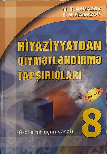 Riyaziyyatdan Qiymətləndirmə Tapşırıqları – 8-ci sinif üçün vəsait lalafo.az -da Riyaziyyatdan Qiymətləndirmə Tapşırıqları – 8-ci sinif üçün vəsait
