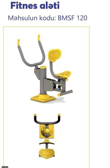 Dəbilqələr: Açıq hava fitnes avadanlıqları – sarı/qrafit rəng palitrası, metal lalafo.az -da — 31 Dəbilqələr: Açıq hava fitnes avadanlıqları – sarı/qrafit rəng palitrası, metal — 31