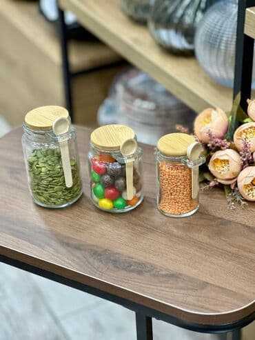 Ərzaq qabı qaşıqlı Şüşe material 5.5diametr 9 sm 3 azn ölçü:7diametr lalafo.az -da Ərzaq qabı qaşıqlı Şüşe material 5.5diametr 9 sm 3 azn ölçü:7diametr