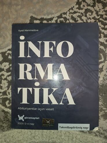Məhsul: “İnformatika – Abituriyentlər üçün vəsait - Nəşriyyat lalafo.az -da Məhsul: “İnformatika – Abituriyentlər üçün vəsait - Nəşriyyat