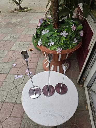 Məhsul: Dekorativ şam/şamdan dəsti və mini fənər - 3 ədəd metal lalafo.az -da — 2 Məhsul: Dekorativ şam/şamdan dəsti və mini fənər - 3 ədəd metal — 2
