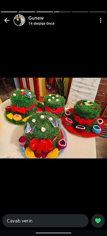 Novruz və ev dekoru üçün əl işləri - Süfrə və masa üstü üçün səməni lalafo.az -da Novruz və ev dekoru üçün əl işləri - Süfrə və masa üstü üçün səməni