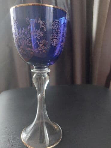 Qədəhlər, rəng - Mavi, Xrustal, 6 ədədli dəst, Çexiya lalafo.az -da Qədəhlər, rəng - Mavi, Xrustal, 6 ədədli dəst, Çexiya