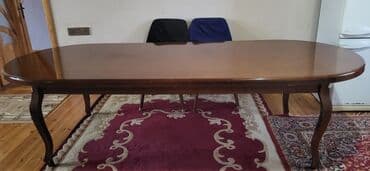 Klassik masa, İşlənmiş, Açılmayan, Taxta, Oval masa lalafo.az -da Klassik masa, İşlənmiş, Açılmayan, Taxta, Oval masa