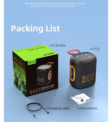 Kalonka ZEALOT S122 25V Portativ Simsiz Dinamik, Bas Gücləndirici lalafo.az -da Kalonka ZEALOT S122 25V Portativ Simsiz Dinamik, Bas Gücləndirici