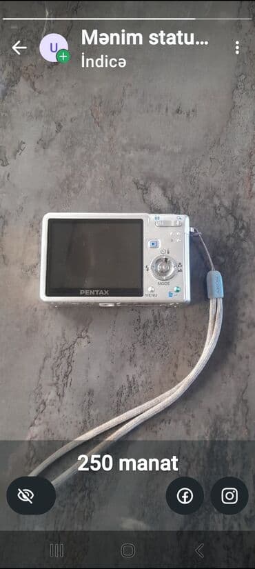 Pentax rəqəmsal fotoaparat batereykası adaptırı yoxdur - Marka lalafo.az -da Pentax rəqəmsal fotoaparat batereykası adaptırı yoxdur - Marka