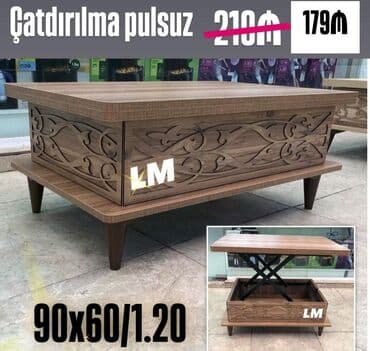 Jurnal masası, Transformer, Taxta, Dördbucaq masa lalafo.az -da Jurnal masası, Transformer, Taxta, Dördbucaq masa