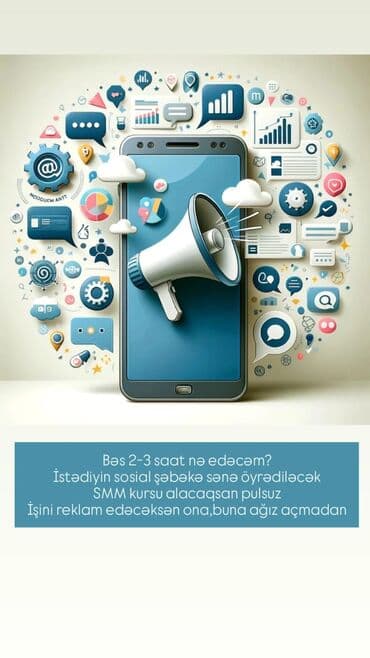 Xidmət: SMM və onlayn marketinq üzrə fərdi mentorluq və abunə sistemi lalafo.az -da Xidmət: SMM və onlayn marketinq üzrə fərdi mentorluq və abunə sistemi