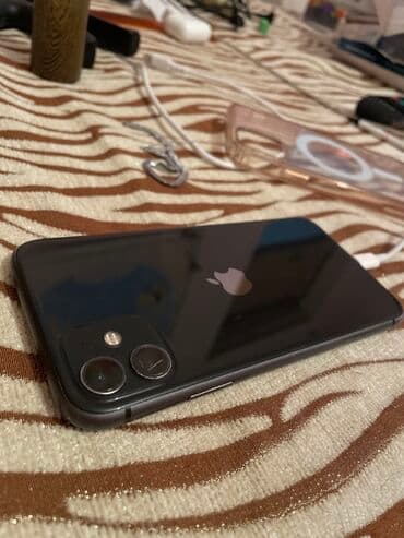 IPhone 11, 64 GB, Qara, Face ID lalafo.az -da IPhone 11, 64 GB, Qara, Face ID