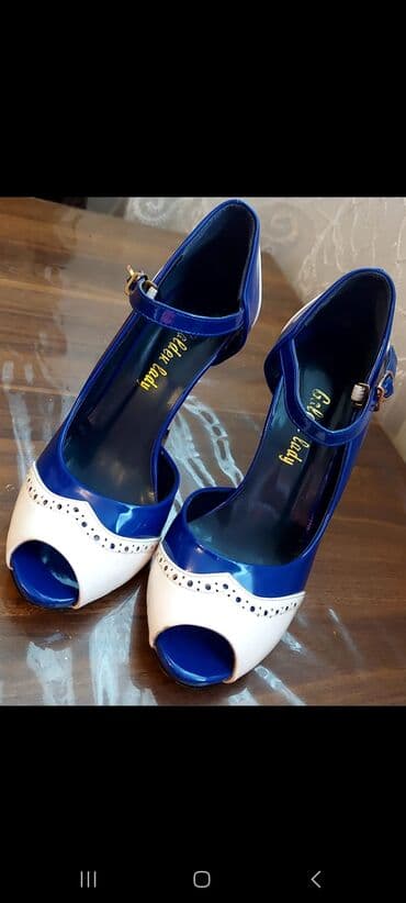 Məhsul: Qadın açıq burunlu hündürdaban ayaqqabı - Rəng: Kobalt mavi lalafo.az -da Məhsul: Qadın açıq burunlu hündürdaban ayaqqabı - Rəng: Kobalt mavi