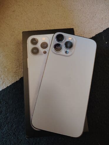 IPhone 13 Pro Max, 256 GB, Gümüşü, Face ID lalafo.az -da IPhone 13 Pro Max, 256 GB, Gümüşü, Face ID