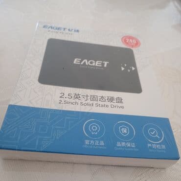 Eaget ssd yeni ağzı bağlı qutuda 240gb. İşləməyinə zəmanət verilir lalafo.az -da Eaget ssd yeni ağzı bağlı qutuda 240gb. İşləməyinə zəmanət verilir