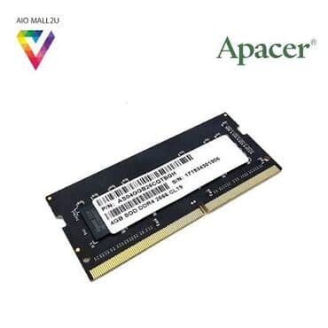 Operativ yaddaş (RAM) Apacer, 4 GB, 2400 Mhz, DDR4, Noutbuk üçün, Yeni lalafo.az -da Operativ yaddaş (RAM) Apacer, 4 GB, 2400 Mhz, DDR4, Noutbuk üçün, Yeni