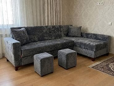 Künc divan dəsti boz rəngdə, zərif və müasir dizayna malikdir. Yumşaq lalafo.az -da Künc divan dəsti boz rəngdə, zərif və müasir dizayna malikdir. Yumşaq