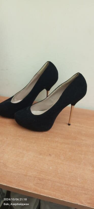 Tuflilər, Ölçü: 39, rəng - Qara, İşlənmiş lalafo.az -da Tuflilər, Ölçü: 39, rəng - Qara, İşlənmiş