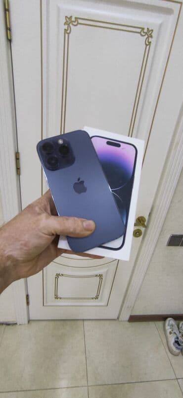IPhone 14 Pro, 128 GB, Deep Purple, Simsiz şarj, Face ID, Sənədlərlə lalafo.az -da IPhone 14 Pro, 128 GB, Deep Purple, Simsiz şarj, Face ID, Sənədlərlə
