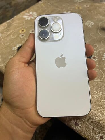 IPhone 14 Pro, Gümüşü, Face ID lalafo.az -da IPhone 14 Pro, Gümüşü, Face ID