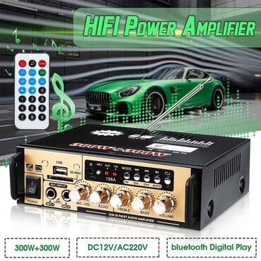 Sesguclendiri usilitel amplifier USB Bluetooth aux FM radio mikrafon lalafo.az -da Sesguclendiri usilitel amplifier USB Bluetooth aux FM radio mikrafon