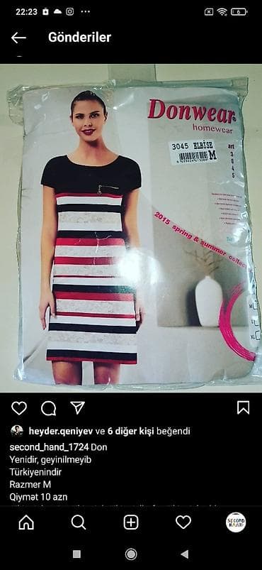 Don yenidir geyinilmeyib, paketin icindedir, turkiyenindir, razmer m at lalafo.az Don yenidir geyinilmeyib, paketin icindedir, turkiyenindir, razmer m