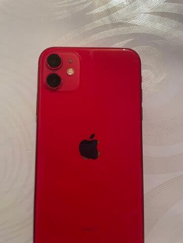 IPhone 11, Qırmızı, Simsiz şarj lalafo.az -da IPhone 11, Qırmızı, Simsiz şarj