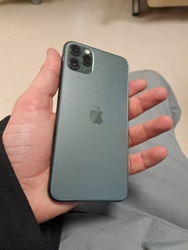 IPhone 11 Pro Max, 256 GB, Matte Midnight Green, Face ID lalafo.az -da IPhone 11 Pro Max, 256 GB, Matte Midnight Green, Face ID