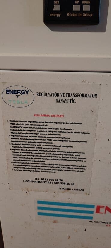 Лампочки: Energy Tesla AC gərginlik stabilizatoru (servo tip). Satilir at lalafo.az — 3 Лампочки: Energy Tesla AC gərginlik stabilizatoru (servo tip). Satilir — 3
