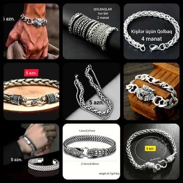 YENİ, Dəbli QOLBAQLAR satılır. (kişilər üçün) DƏBLİ və QƏŞƏNG lalafo.az -da YENİ, Dəbli QOLBAQLAR satılır. (kişilər üçün) DƏBLİ və QƏŞƏNG