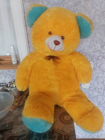 Böyük ölçülü, sarı rəngli oyuncaq ayı. Qulaqlarının içi və ayaqlarının lalafo.az -da Böyük ölçülü, sarı rəngli oyuncaq ayı. Qulaqlarının içi və ayaqlarının