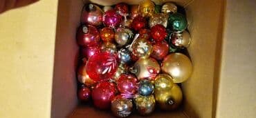 Елочные игрушки стеклянные ссср и гдр маленкие по 2аз круглые по 3аз lalafo.az -da Елочные игрушки стеклянные ссср и гдр маленкие по 2аз круглые по 3аз