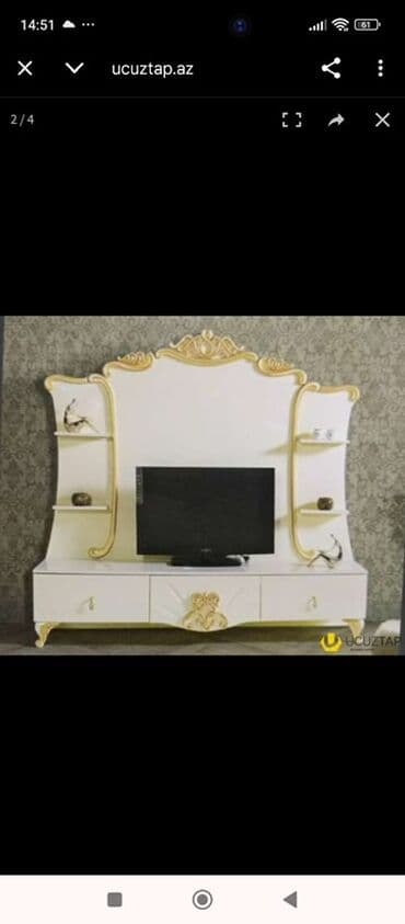 Düz TV altlığı, Polkalı, Laminat lalafo.az -da Düz TV altlığı, Polkalı, Laminat