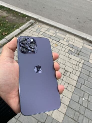 IPhone 14 Pro Max, 128 GB, Deep Purple, Face ID lalafo.az -da IPhone 14 Pro Max, 128 GB, Deep Purple, Face ID