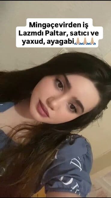 Satış məsləhətçisi, Qadın, 19 il, Təcrübəsiz, Geyim və aksesuarlar lalafo.az -da Satış məsləhətçisi, Qadın, 19 il, Təcrübəsiz, Geyim və aksesuarlar