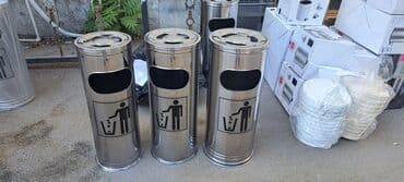 Paslanmayan poladdan hazırlanmış ictimai məkanlar üçün zibil qutuları lalafo.az -da Paslanmayan poladdan hazırlanmış ictimai məkanlar üçün zibil qutuları