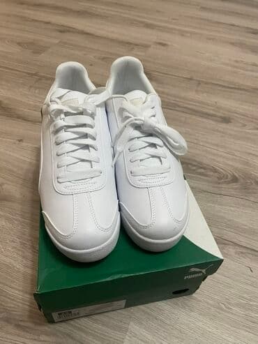 Puma Roma Basic kişilər üçün idman ayaqqabısı - Rəng: tam ağ (White) lalafo.az -da Puma Roma Basic kişilər üçün idman ayaqqabısı - Rəng: tam ağ (White)