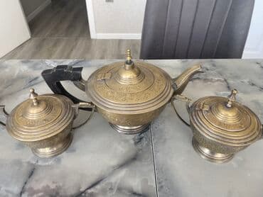Çay dəsti, rəng - Qızılı, Metal lalafo.az -da Çay dəsti, rəng - Qızılı, Metal