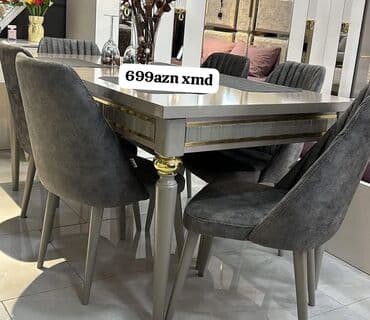 Kvadrat masa, Qonaq otağı üçün, 6 nəfər lalafo.az -da Kvadrat masa, Qonaq otağı üçün, 6 nəfər