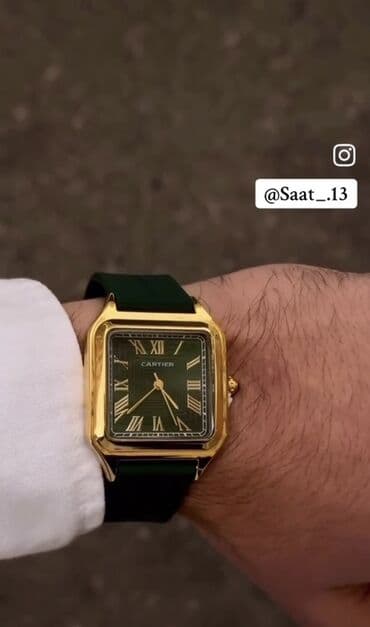 Qol saatı, Cartier, rəng - Yaşıl lalafo.az -da Qol saatı, Cartier, rəng - Yaşıl