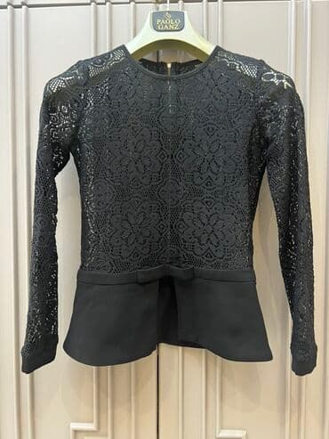 Max&Co koynek s olcu Qara rəngdə zərif krujeva bluz. - Üst hissə lalafo.az -da Max&Co koynek s olcu Qara rəngdə zərif krujeva bluz. - Üst hissə