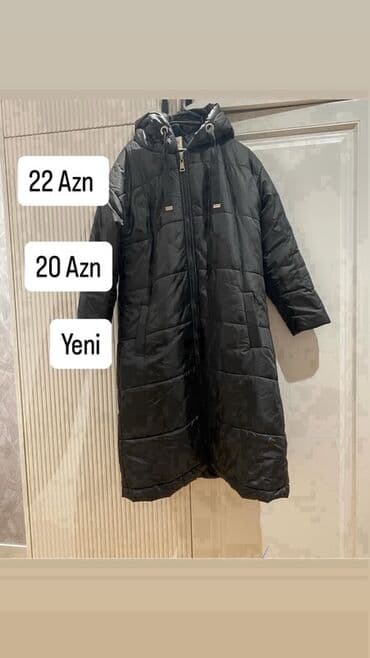 Qadın uzun qara puffer/qış gödəkçəsi - Model: kapüşonlu, uzun, keçid lalafo.az -da Qadın uzun qara puffer/qış gödəkçəsi - Model: kapüşonlu, uzun, keçid