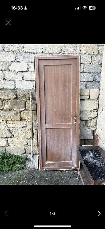 Taxta qapı - Material: ağac (taxta), klassik panel dizaynı - Rəng lalafo.az -da Taxta qapı - Material: ağac (taxta), klassik panel dizaynı - Rəng