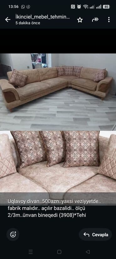 Künc divan lalafo.az -da Künc divan