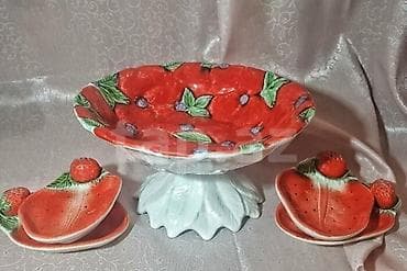 Qedimi meyve qabi tarelkalari 1960illin italiya mayolika cox nadir lalafo.az -da — 1 Qedimi meyve qabi tarelkalari 1960illin italiya mayolika cox nadir — 1