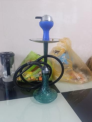 Mini nərgilə seti - Şüşə diblik: yaşıl rəngli, naxışlı qalın şüşə lalafo.az -da Mini nərgilə seti - Şüşə diblik: yaşıl rəngli, naxışlı qalın şüşə