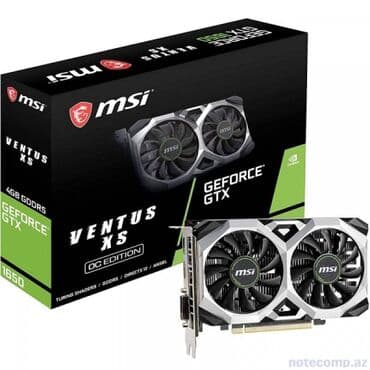 Videokart MSI GeForce GTX 1650, 4 GB, Yeni lalafo.az -da Videokart MSI GeForce GTX 1650, 4 GB, Yeni