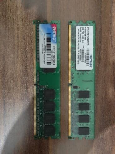 ddr4 4gb 2133: • Patriot ddr2 2gb 800mhz •Patriot ddr2 1 gb ram lalafo.az -da — 1 ddr4 4gb 2133: • Patriot ddr2 2gb 800mhz •Patriot ddr2 1 gb ram — 1