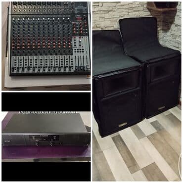 Səhnə və tədbirlər üçün tam səs sistemi paketi - Mikser: Behringer lalafo.az -da Səhnə və tədbirlər üçün tam səs sistemi paketi - Mikser: Behringer